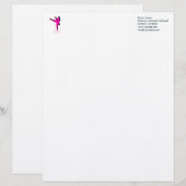 De Lettre Customisée Ballet Studio - En-tête (Devant / Derrière)