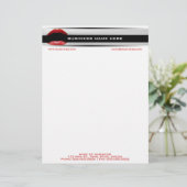 De Lettre Customisée En-Tête Pour Maquilleurs (Debout devant)