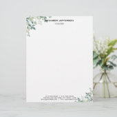 De Lettre Élégant monogramme En-tête moderne (Debout devant)