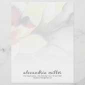 De Lettre Elégante aquarelle en-tête (Devant)