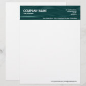 De Lettre En-tête 2po - Couleur texturée (Devant / Derrière)