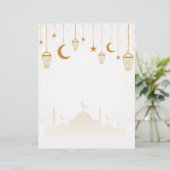 De Lettre En-tête arrière - plan décoratif islamique (Debout devant)