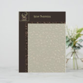 De Lettre En-tête commercial café stationnaire (Debout devant)