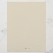 De Lettre En-tête comptable monogramme (Dos)