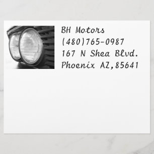 De Lettre En-tête des phares BMW