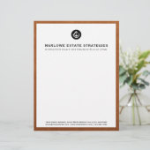 De Lettre En-tête du bureau du droit (Debout devant)