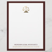 De Lettre En-tête du procureur (Devant)