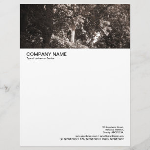 De Lettre En-tête grande image - Dans les arbres