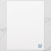 De Lettre En-tête - Liste privée (Dos)