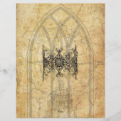 De Lettre En-tête médiéval - Palimpseste (Dos)