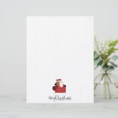 De Lettre En-tête Noël Père Noël (Debout devant)