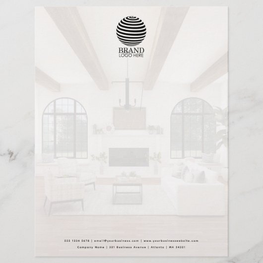 De Lettre En-tête professionnel Logo et Logo professionnel (Devant)