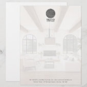 De Lettre En-tête professionnel Logo et Logo professionnel (Devant / Derrière)