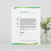De Lettre En-tête professionnelle (Debout devant)