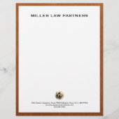 De Lettre En-tête professionnelle élégante (Devant)