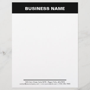 De Lettre En-tête promotionnel professionnel à marque d'entr