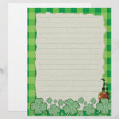 De Lettre En-tête Shamrock (Devant / Derrière)