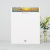 De Lettre En-tête Sunset Beach (Debout devant)