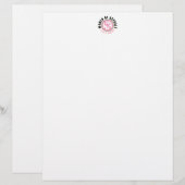 De Lettre Femme en-tête d'asphalte (Devant / Derrière)