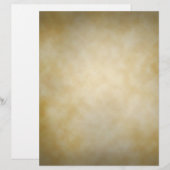 De Lettre Modèle en-tête - Vignette Parchemin Look (Devant / Derrière)