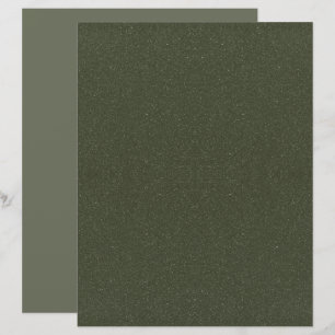 De Lettre Moss Green Bruise Effet en-tête - Personnalisable