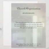 De Lettre Organisation religieuse en-tête croix (Devant / Derrière)