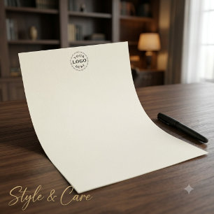 De Lettre Papier à en-tête élégant avec logo personnalisé po