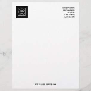 De Lettre Papier à en-tête personnalisé avec logo promo entr