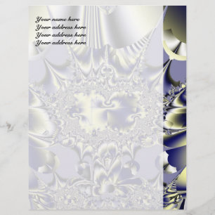De Lettre Papier à en-tête personnalisé Purple Chaos