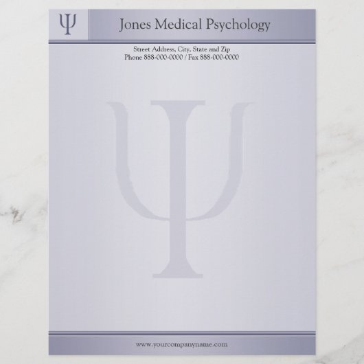 De Lettre Psychologue en-tête (Devant)
