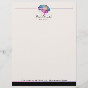 De Lettre Psychologue / Neurologue en-tête