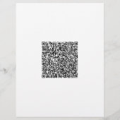 De Lettre Votre code QR Nom commercial Adresse en-tête (Dos)