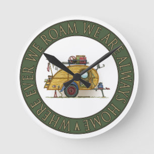 De leuke Aanhangwagen van de Reis van de Ronde Klok