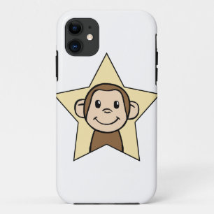 De leuke Aap van de Kunst van de Klem van de iPhone 11 Hoesje