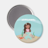 De leuke Afrikaanse Amerikaanse Magneet van de (Voorkant / Achterkant)