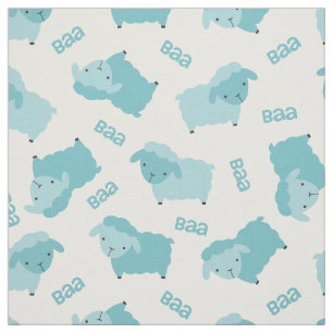 De leuke Blauwe Stof van Schapen