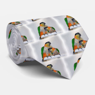 De leuke Caique Stropdas van de Vogel van het Paar
