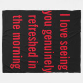 De leuke deken van de gezegdevacht (Voorkant (Horizontaal))