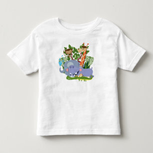 De leuke Dieren van de Safari Kinder Shirts