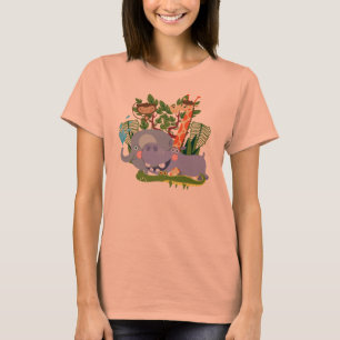 De leuke Dieren van de Safari T-shirt