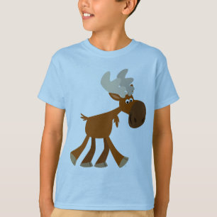 De leuke Gelukkige T-shirt van de Kinderen van de