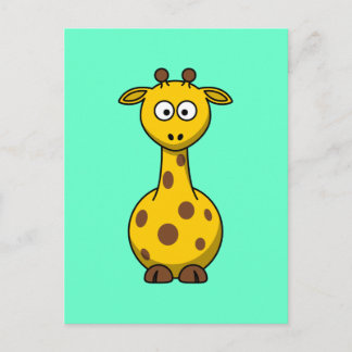 De leuke Giraffe van de Cartoon Briefkaart
