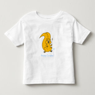 De leuke Heemst van de Kampeerauto van de Eekhoorn Kinder Shirts
