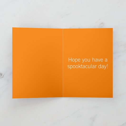 De leuke Kaart van Halloween van het Spook voor (Binnen)