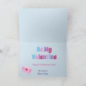 De leuke Kleindochter Valentijn van de Pinguïnen Feestdagen Kaart (Binnen)