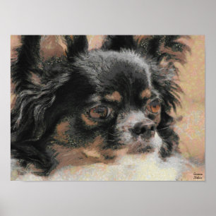 De leuke Lange Druk van het Poster van Chihuahua