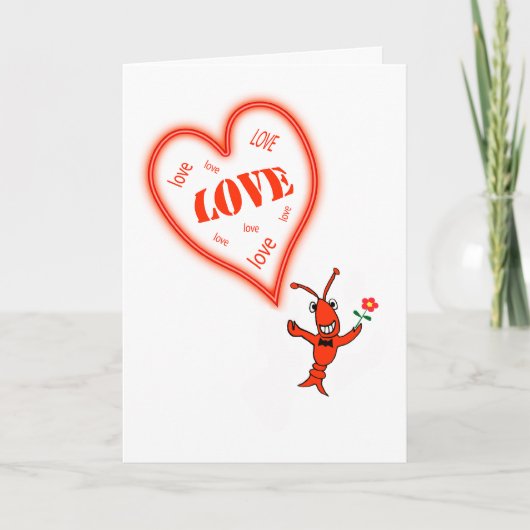De leuke Liefde Valentijn van het Hart van Feestdagen Kaart (Voorkant)