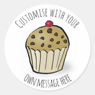 De Leuke MiniMuffin van de douane Ronde Sticker