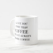 de leuke mok van de gezegdekoffie (Voorkant links)