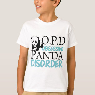 De leuke Panda draagt Kind T-shirt